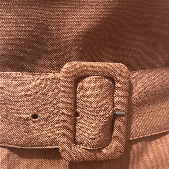 Reiss Brown Belted Mini Dress - Picture 6 of 14